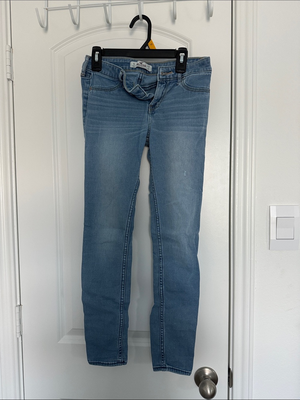 Hollister Light Blue Skinny Jeans - Slim Stretch Denim
